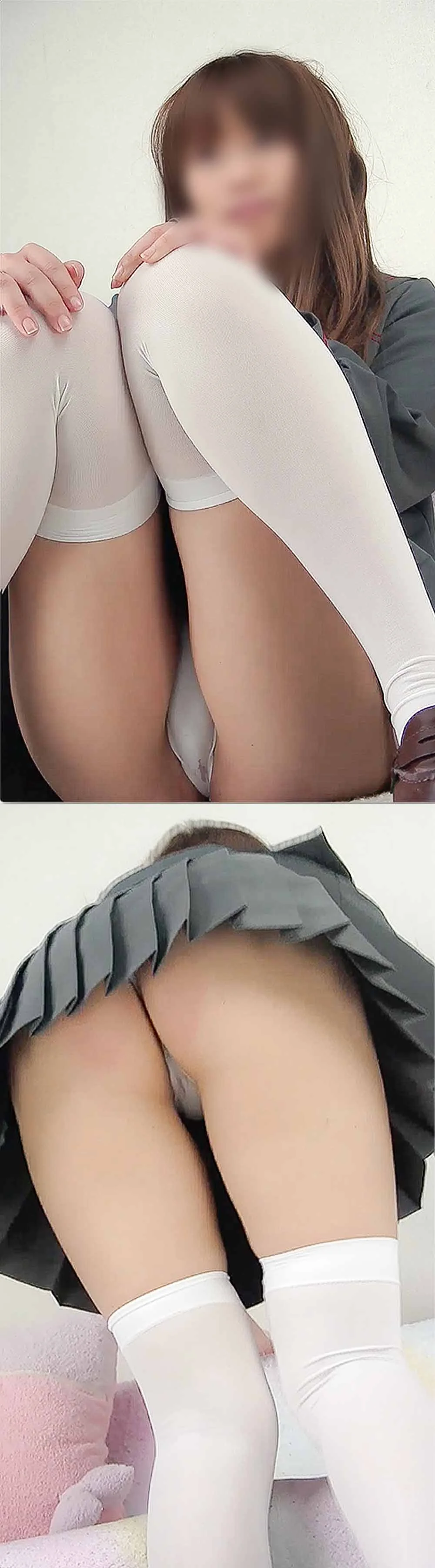 【フェチ動画】つぶらな瞳でセーラー服に身を包んだ小麦肌小ぶりの乳に＆メリハリボディのTバック桃尻ギャル-1