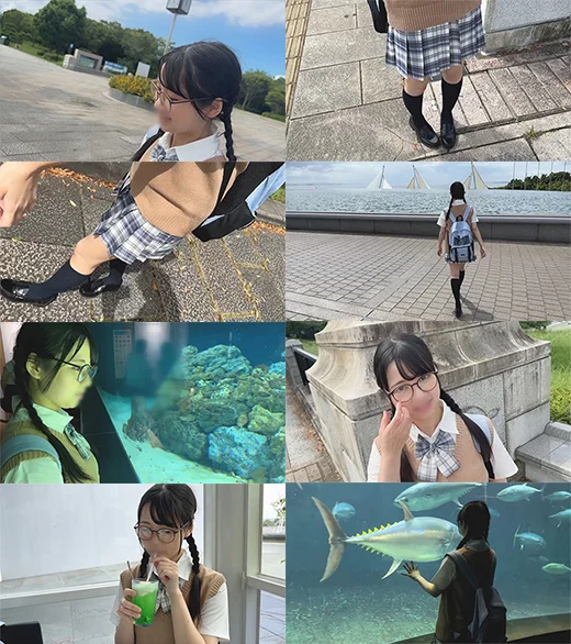 【再販】お萌えきゅん美少女☆デカ乳×メガネの「ドスケベ」優等生と制服のまま子作りSEXしました なのちゃん・18歳-1