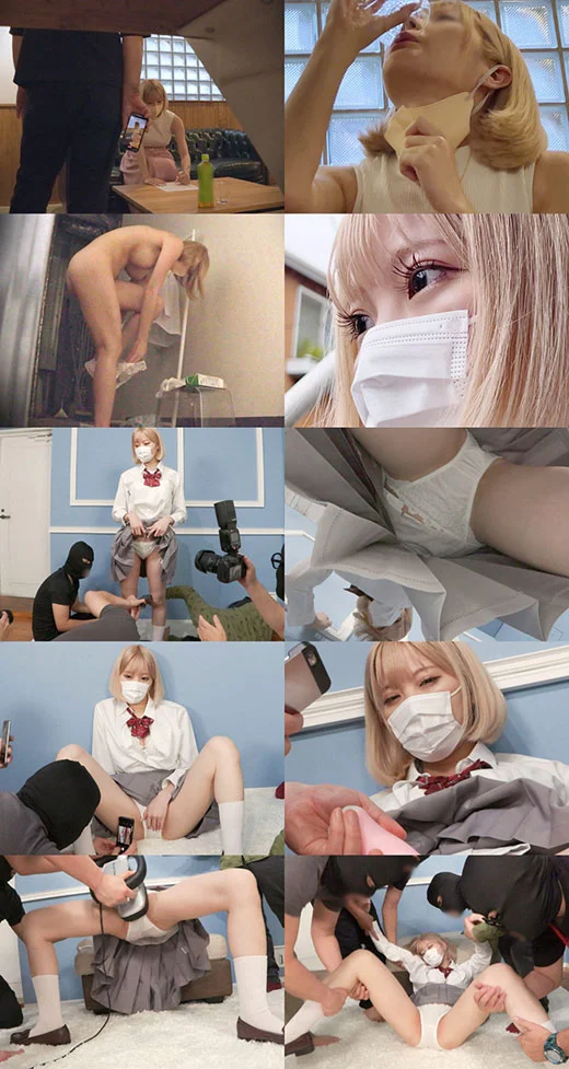 とある男の撮影かい　金髪ボブ巨乳-1