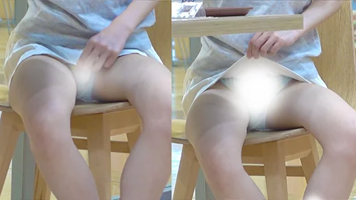 【再販】4K撮有り 撮影バレ！さらに自らめくりあげ見せつけてきた挙句に罵倒され、、、-3
