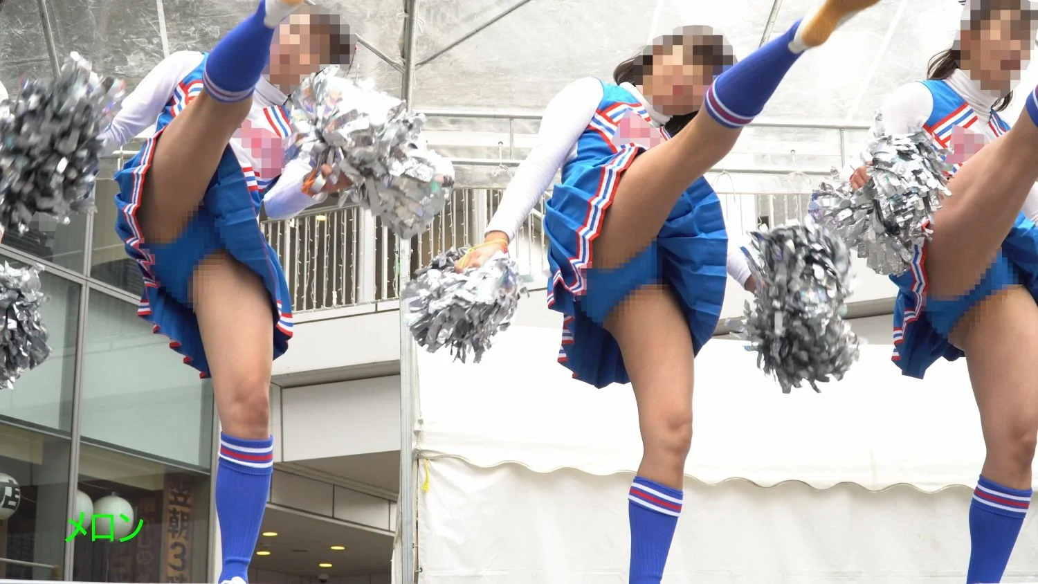 祭りだチア vol.93 【4K】 魔女JDチア、チアダンスのフルコース！？ ラインダンスにVジャンプ、おまけに側転と感動です。-1