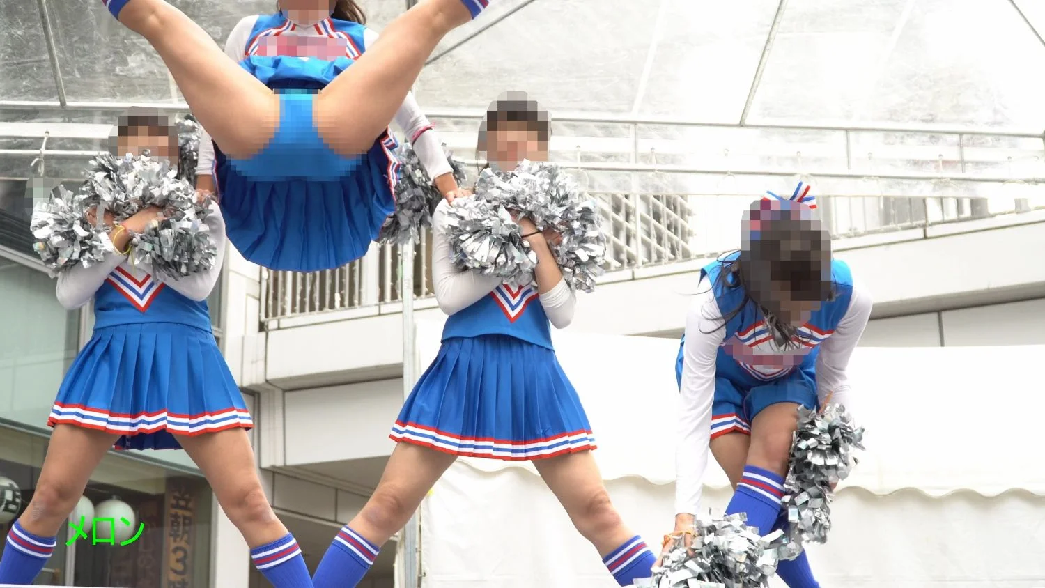 祭りだチア vol.93 【4K】 魔女JDチア、チアダンスのフルコース！？ ラインダンスにVジャンプ、おまけに側転と感動です。-3