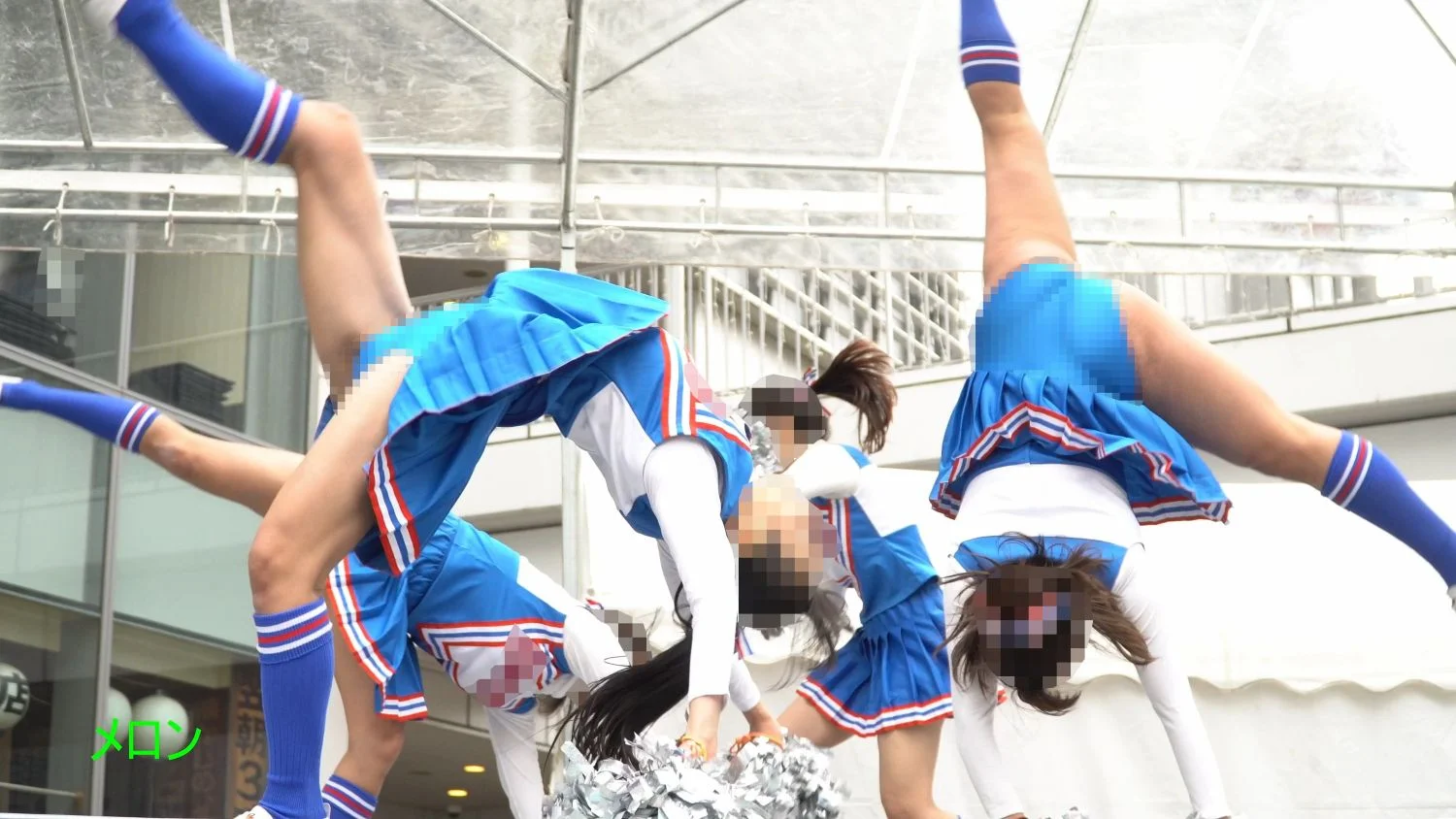 祭りだチア vol.93 【4K】 魔女JDチア、チアダンスのフルコース！？ ラインダンスにVジャンプ、おまけに側転と感動です。-4