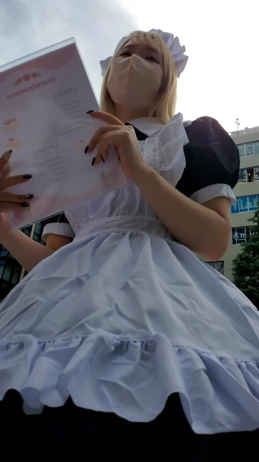 vol.1　客引き中のア⚪︎バのメイド店員に突撃してみた。-5