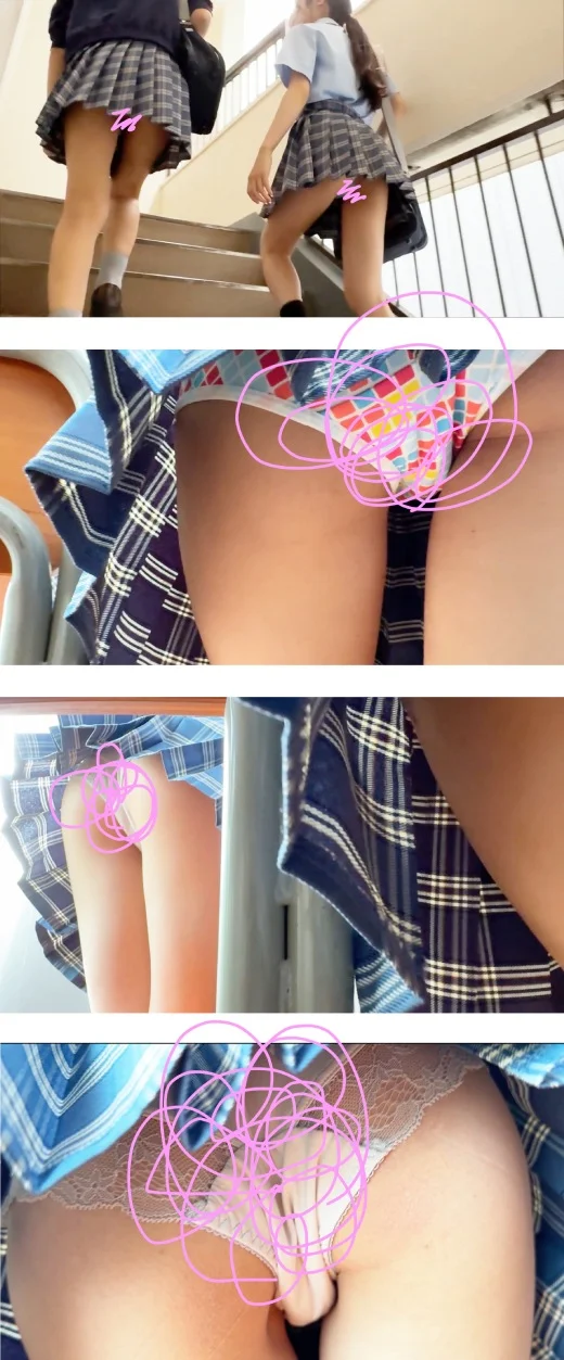 32アニメみたいな最強色白ちっぱいとパンチラ多数-1