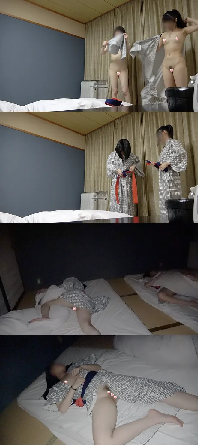 【テニス合宿】夜の身体検査2！ノーパンノーブラで無防備おま⚪︎こ間近でクパクパしちゃった！？-2