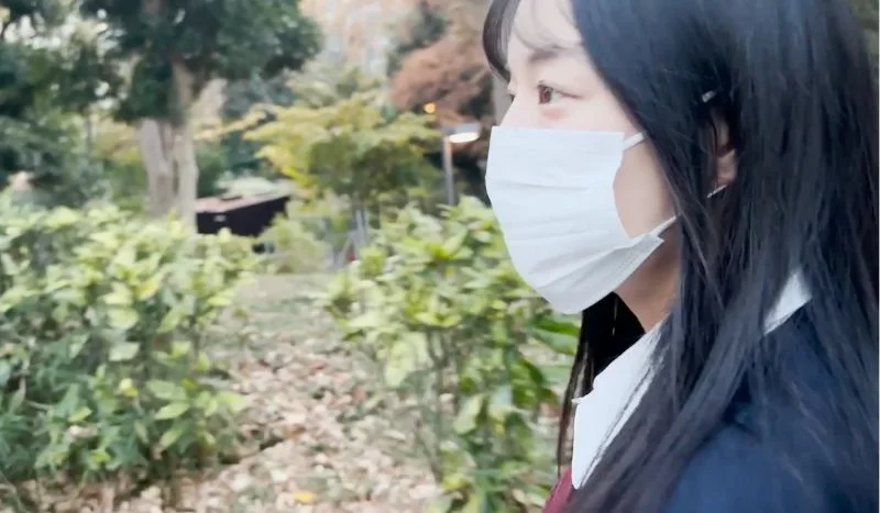 【前編】危険作　わけありの環境で育った岡山の静かな美術部Cカップ娘、マスク越しの背徳デビュー