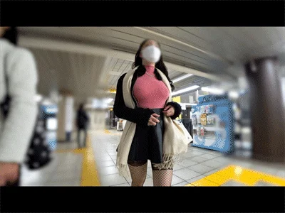 【着衣：レザースカート】変態新人秘書が即退職ｗ透け透け乳首＆満肉ジャストフィットコラボが奇跡だったｗ-3
