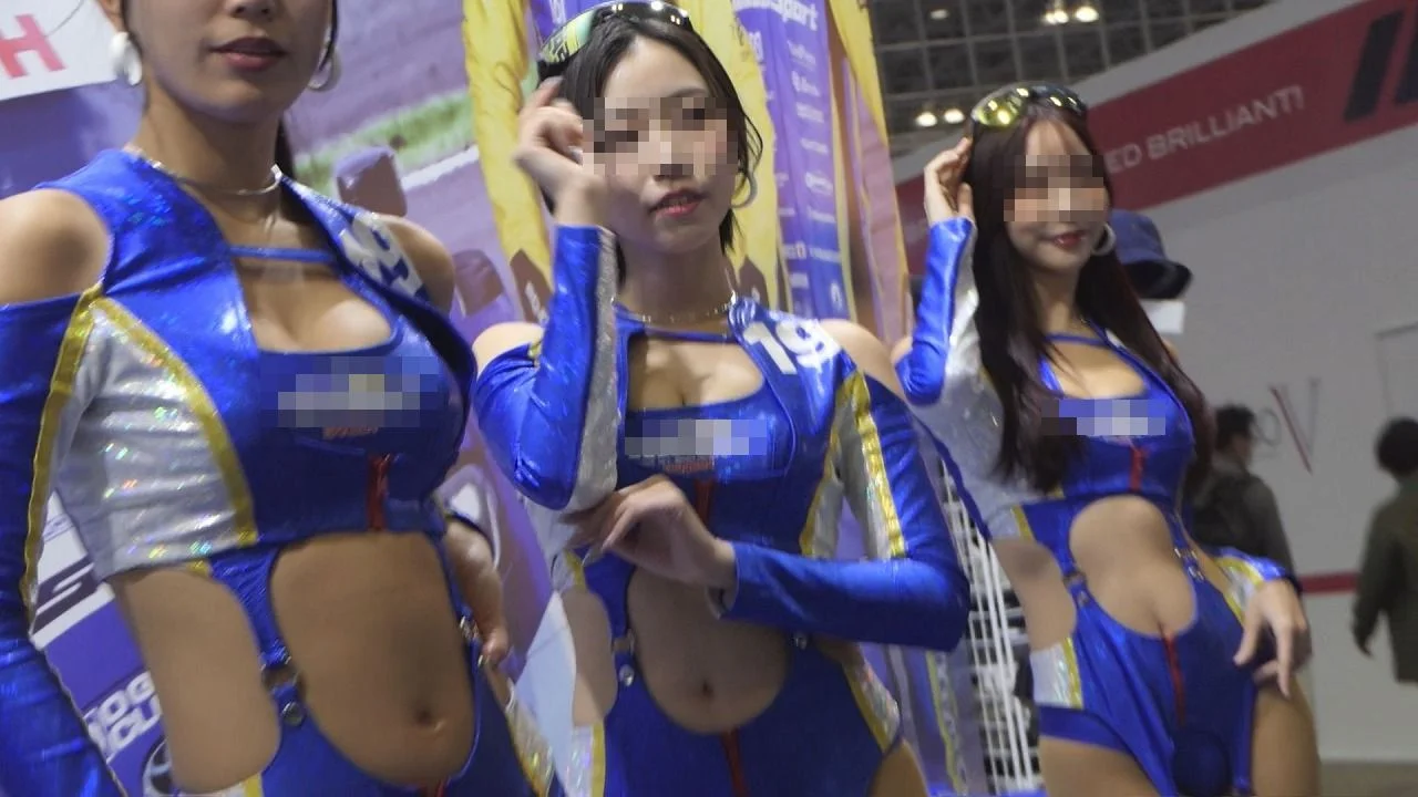 超速報！東京オートサロン2026 NO-5678 青ハイレグちゃんセット