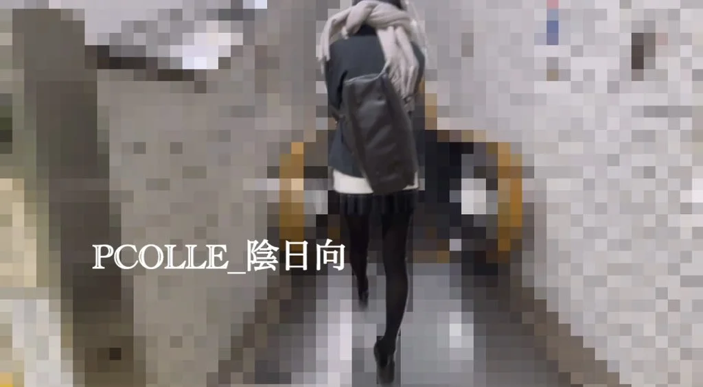 陰日向Vol.21 【期間限定】絶対領域ニーハイJKにエスカでぶっかけ（逆さ撮り・ライトアップ・捲り）【3日分】-1
