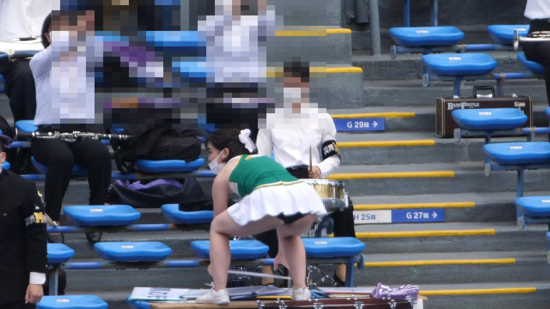 【再販】なにわガールズ1162【4K】ハミパン女王はどちら⁉　JDチアの勝負おパンティー！-1