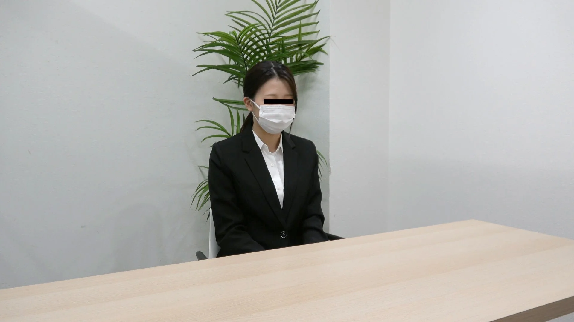 《企業面接》就活スーツ女子の面接の一部始終。Vol.32-1