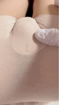 【ストレッチ】菜緒ちゃん フィットする下半身 伸ばされ ヒクヒク 身体観察-3