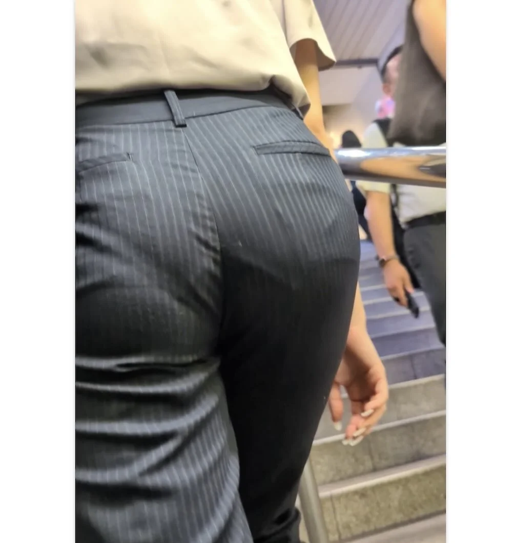 【561】魅惑的スタイルの良さをさらに強調するパンツOLさんに迫る2編！