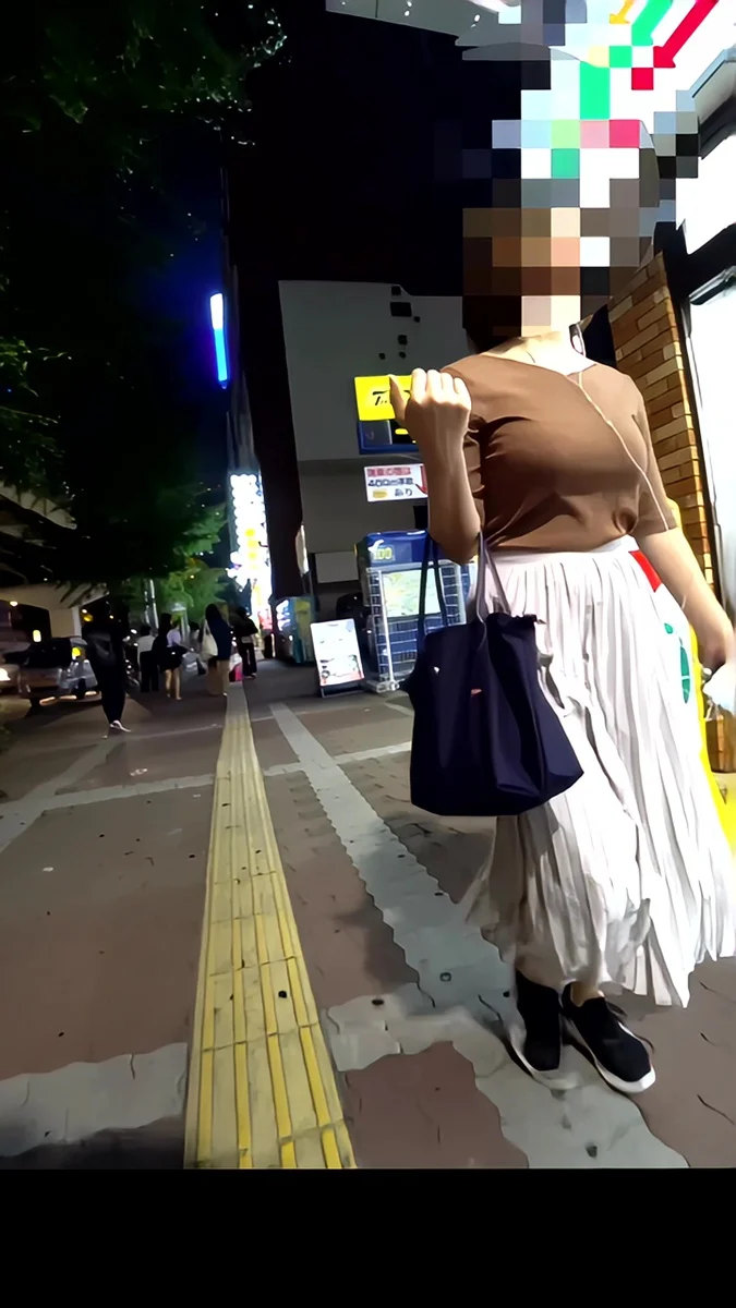 【再販】184夜の街に現れた美巨乳お姉さん-6