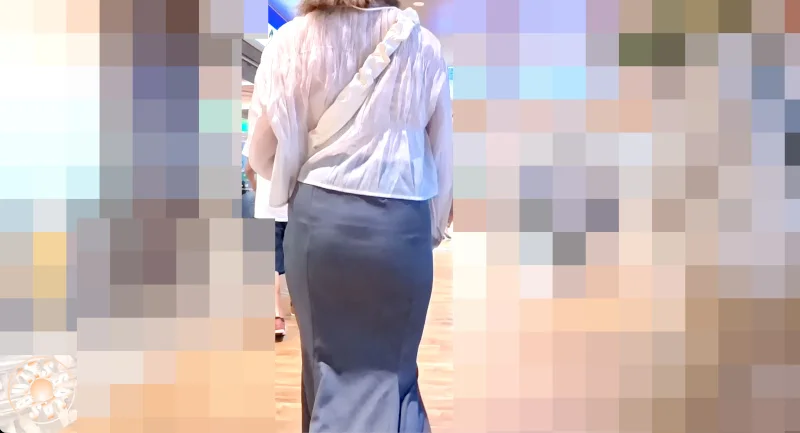 【4K高画質】フルバックラインもくっきりマーメイドギャル
