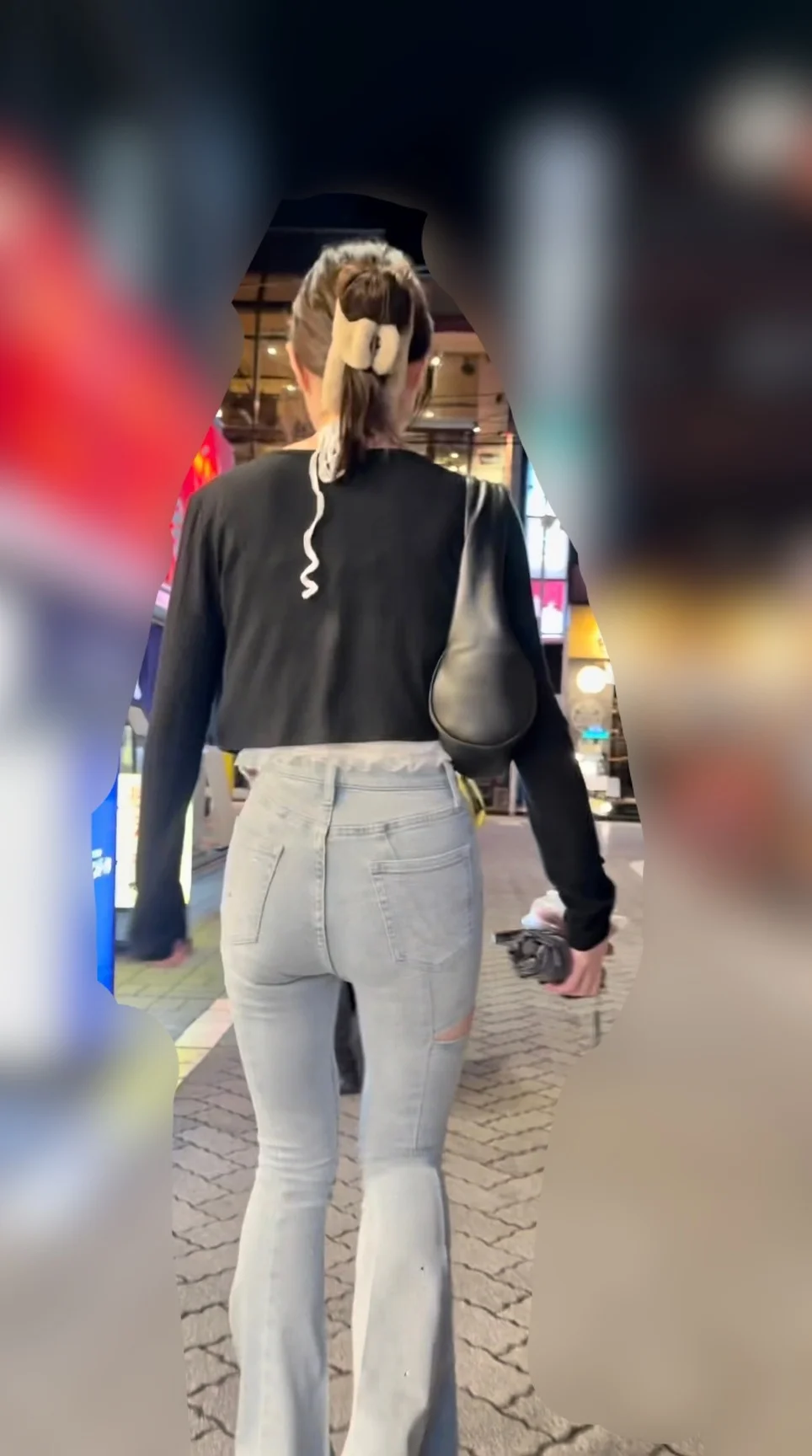 デニム女子コレクションVol.177 きれいなシルエットの美尻デニムのスレンダーお姉さん２選！