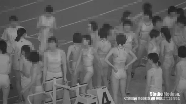 赤外線モノクロ動画で見る陸上女子Vol.4(ナイター編）
