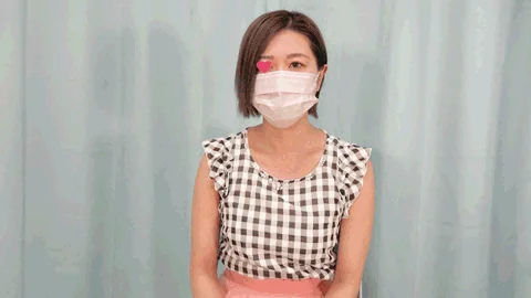 美巨乳患者のワクチン接種！/ピンク乳首をバッチリ撮影！【パンチラ/おっぱい/ワクチン接種】