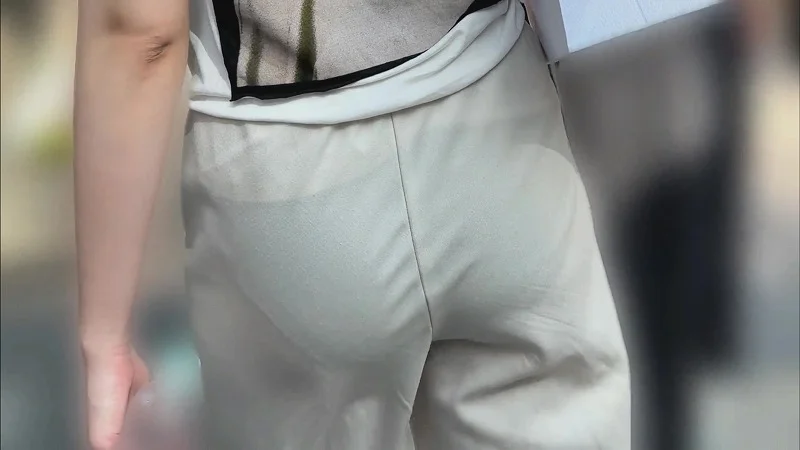 【再販】透け透け注意！パンツ姿のお姉さんパンティーが透け透けです(/ω＼)-6