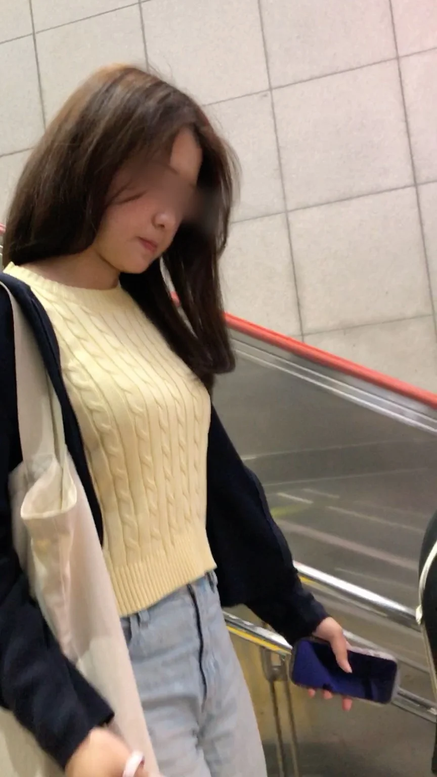 【横からの眺め417】ムチムチＪＤのＧカップに釘付け！！-3