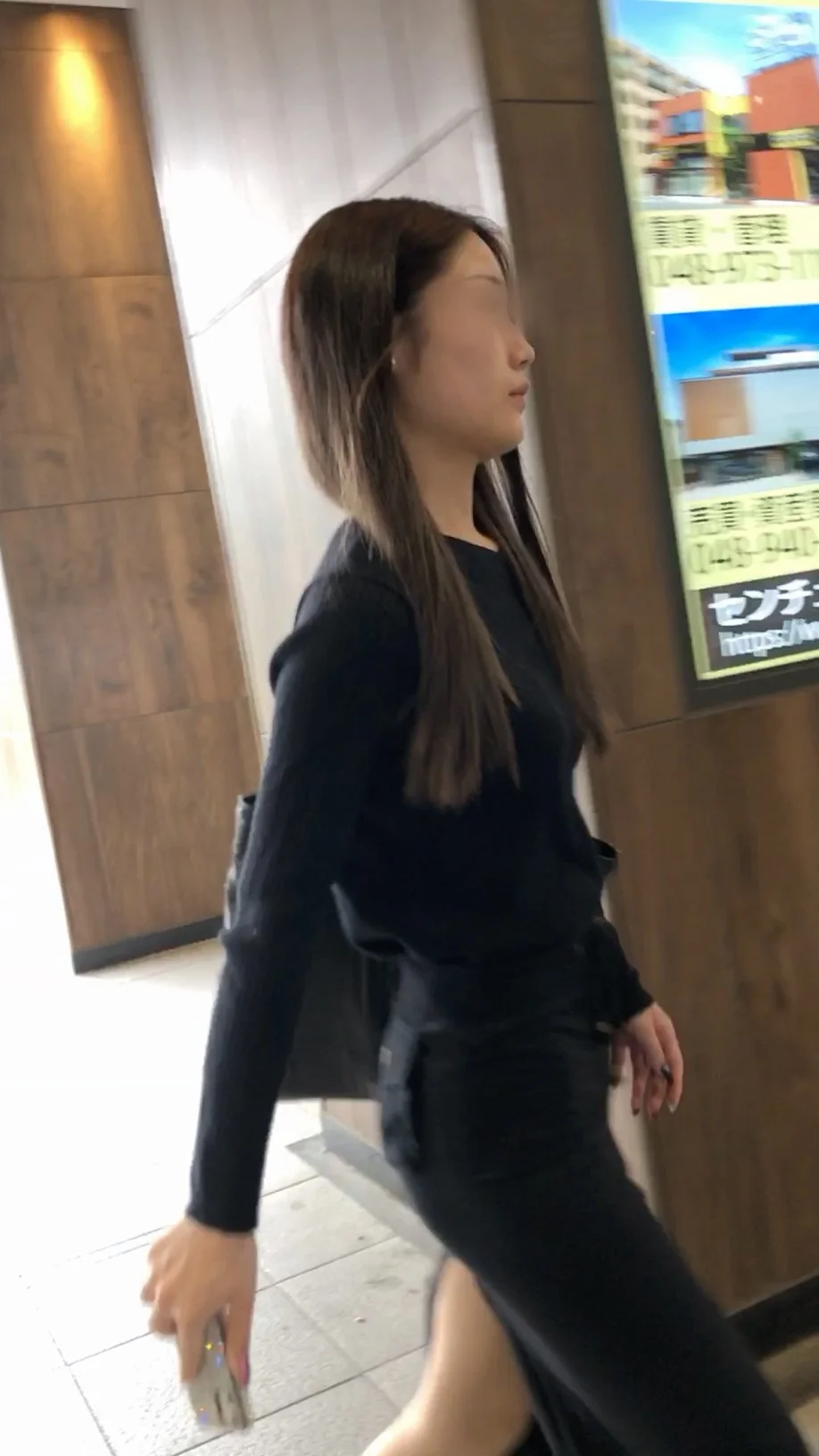 【横からの眺め421_ちっぱいver】スタイルの抜群のキレカワＯＬを追いかけて！