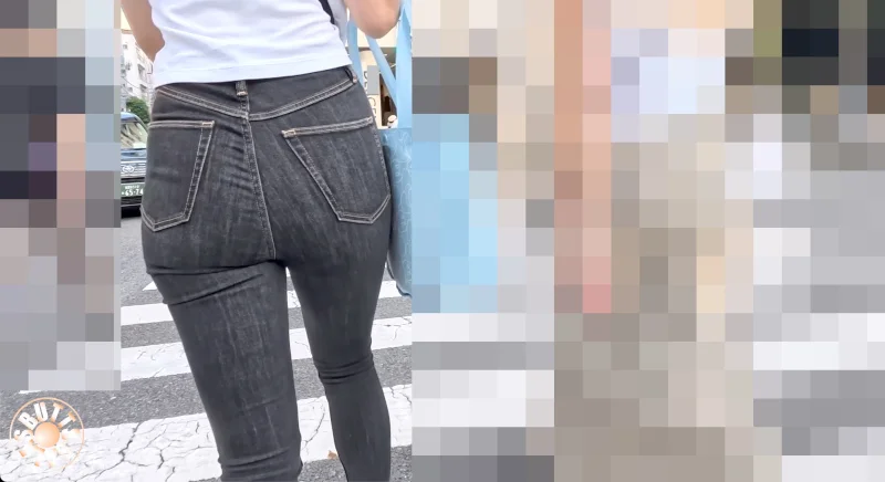 【4K高画質】黒レギパン スタイル抜群な人妻