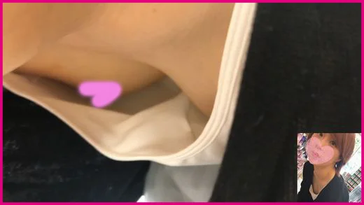 ※超レア※ブラトップから乳首が丸見えになっていたエロカワOLさん【③胸チラ】-2