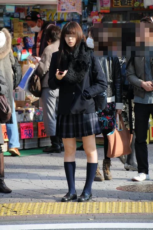 ミニスカ制服14
